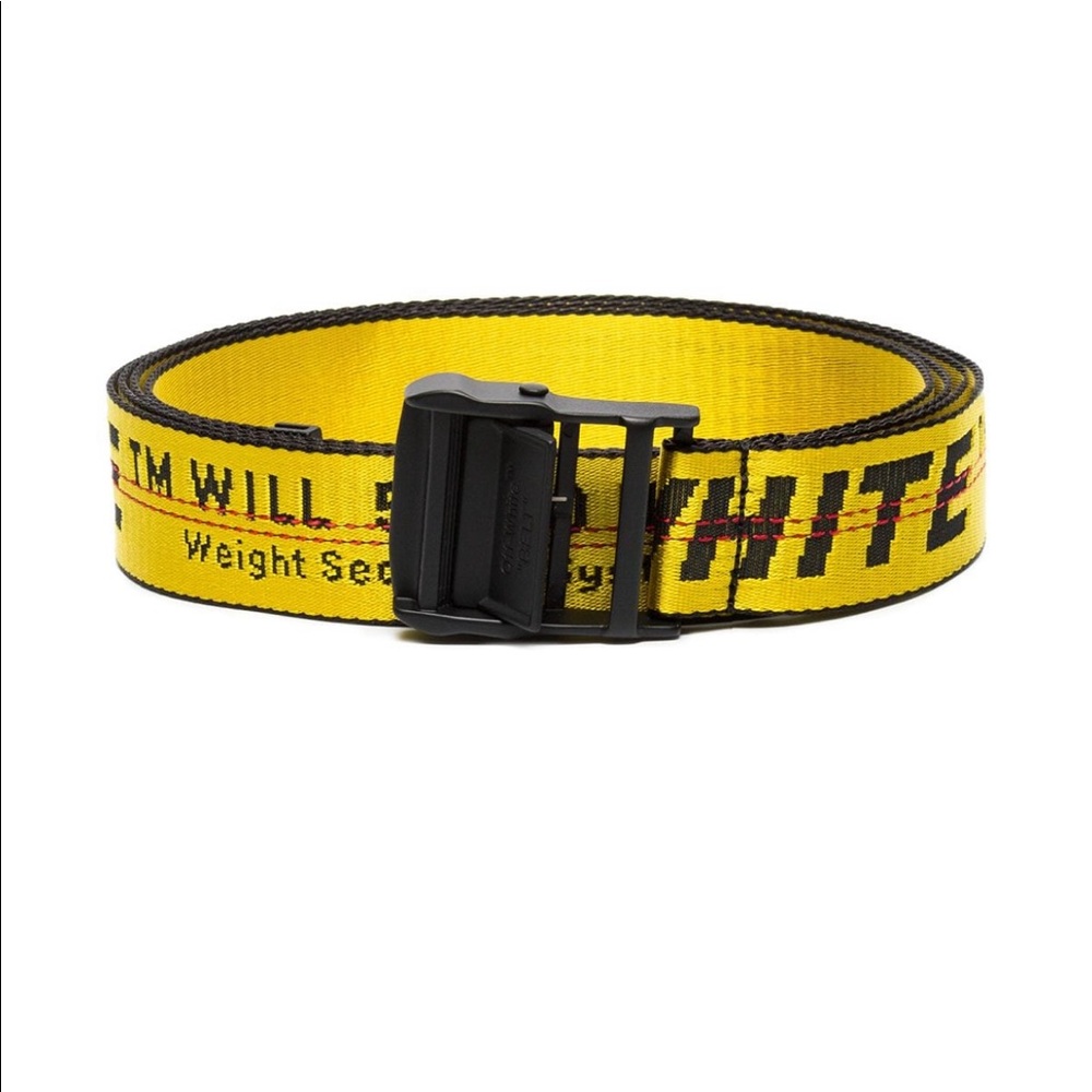 Off White Industrial Logo Belt